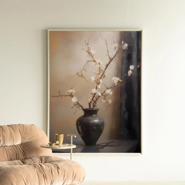 Light Blossom Vase - Wandkleed