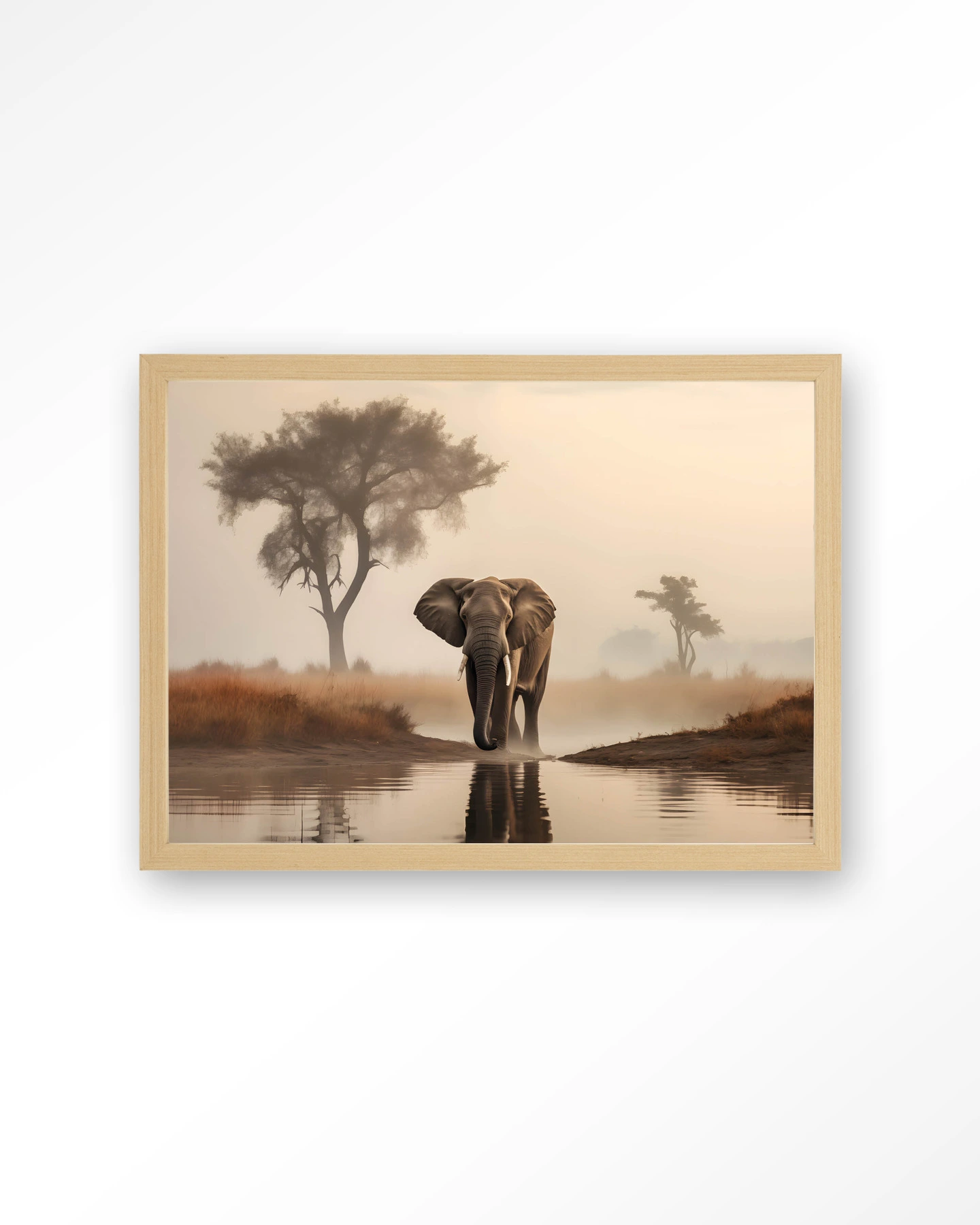 Savannah Elephant - Art print - Afbeelding 4