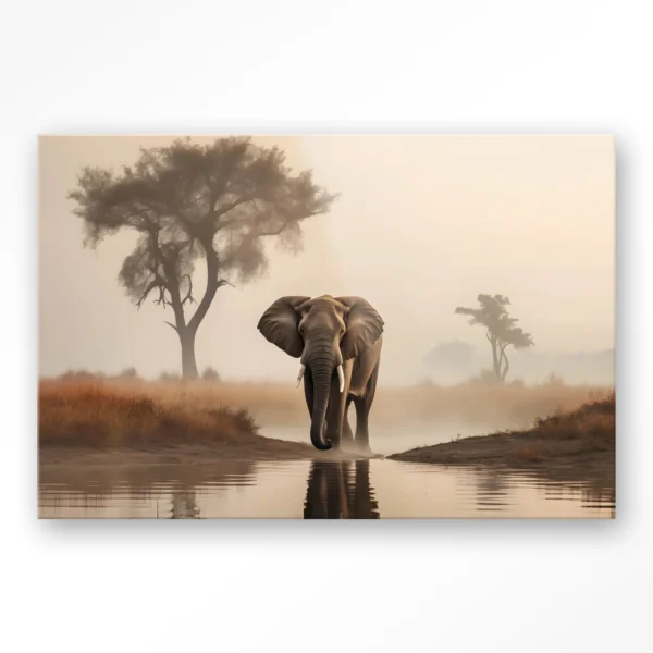25134-savannah-elephant-glas Savannah Elephant - Glas