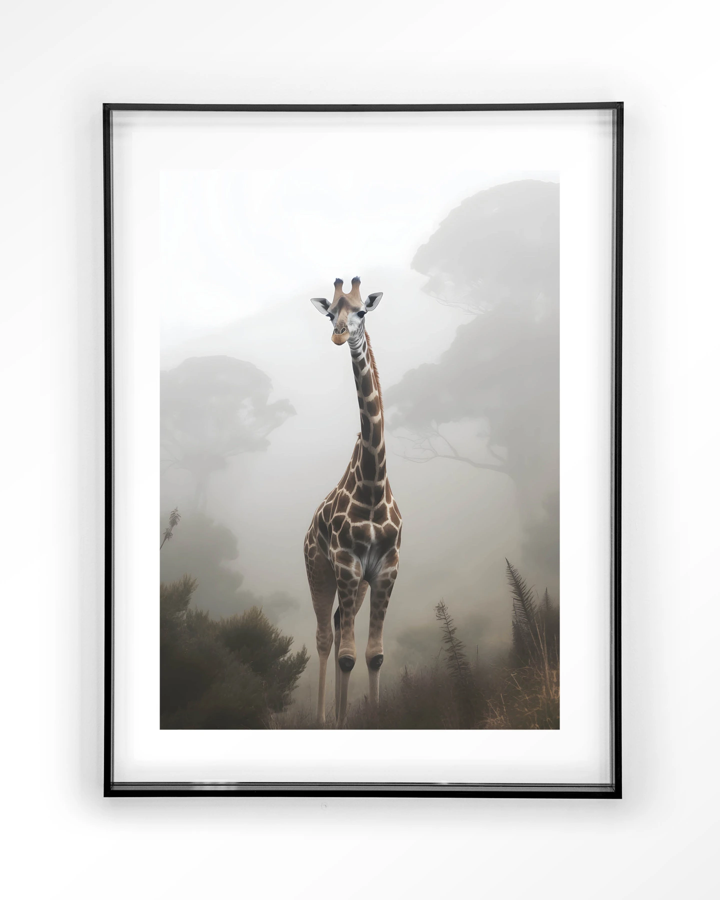 Giraffe Mist - Art print - Afbeelding 9