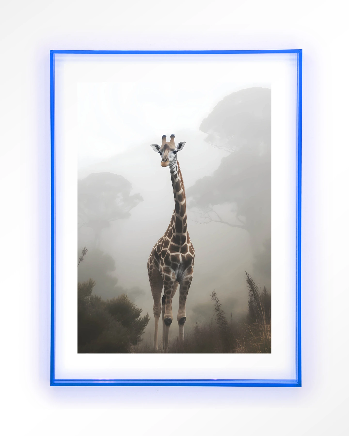 Giraffe Mist - Art print - Afbeelding 11