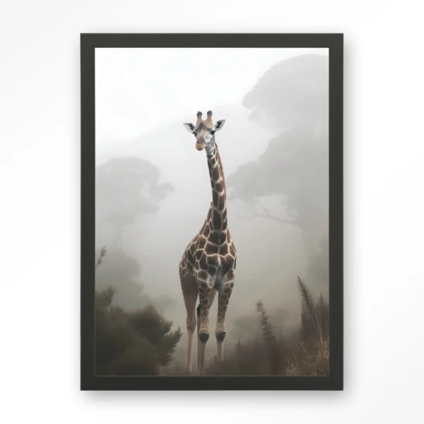 Giraffe Mist - Art print