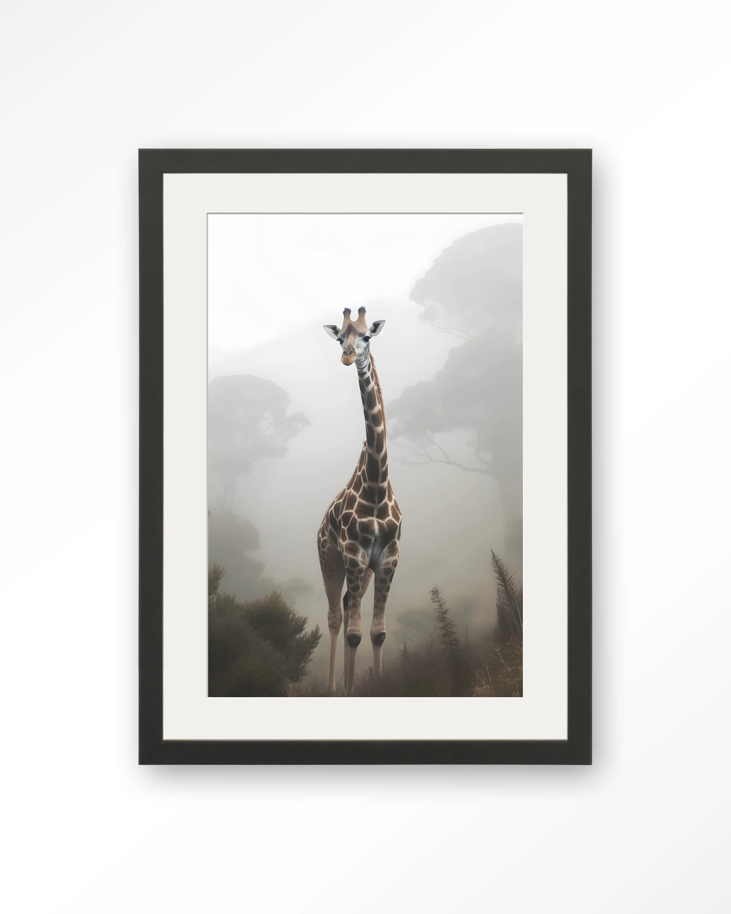 Giraffe Mist - Art print - Afbeelding 5