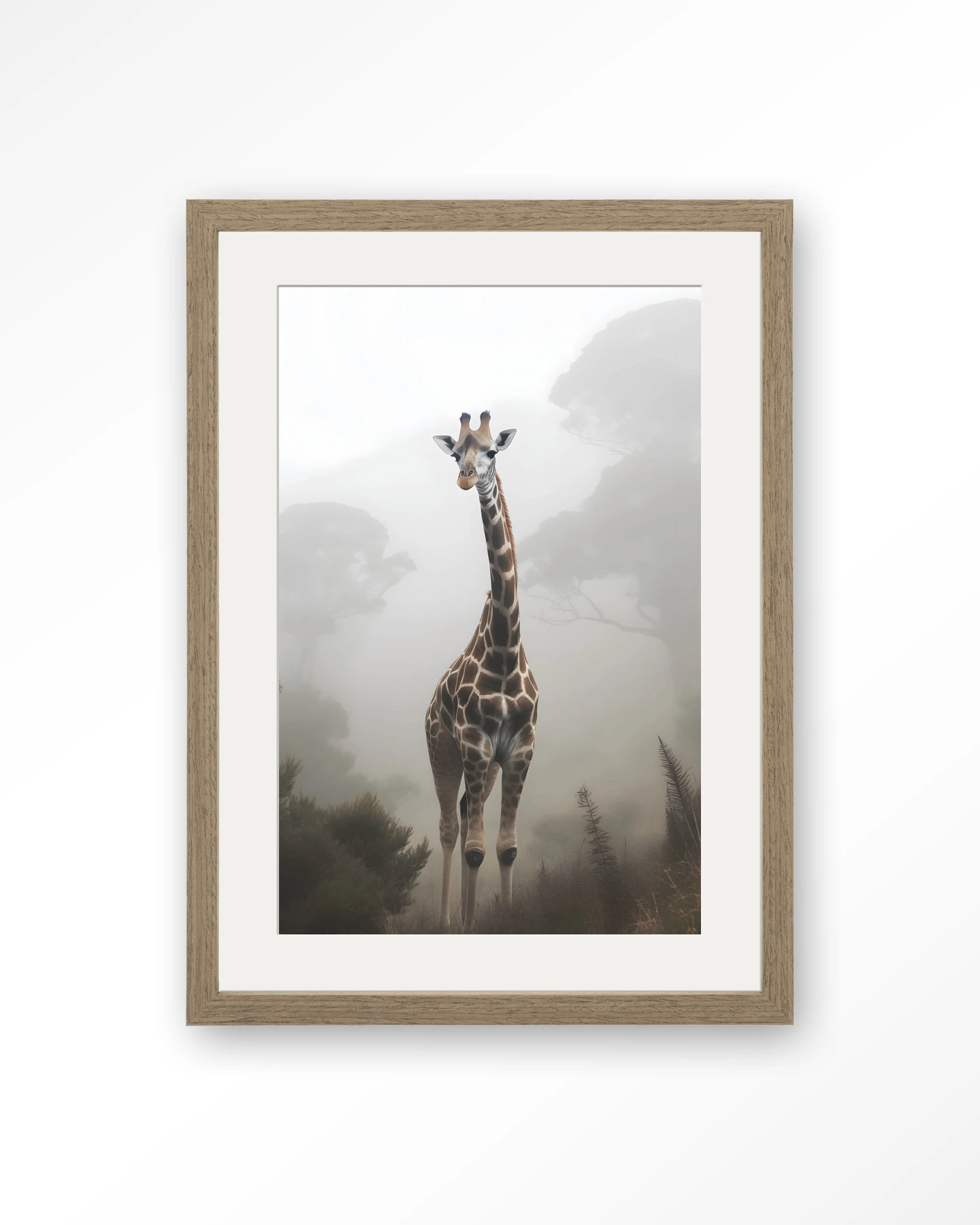 Giraffe Mist - Art print - Afbeelding 6