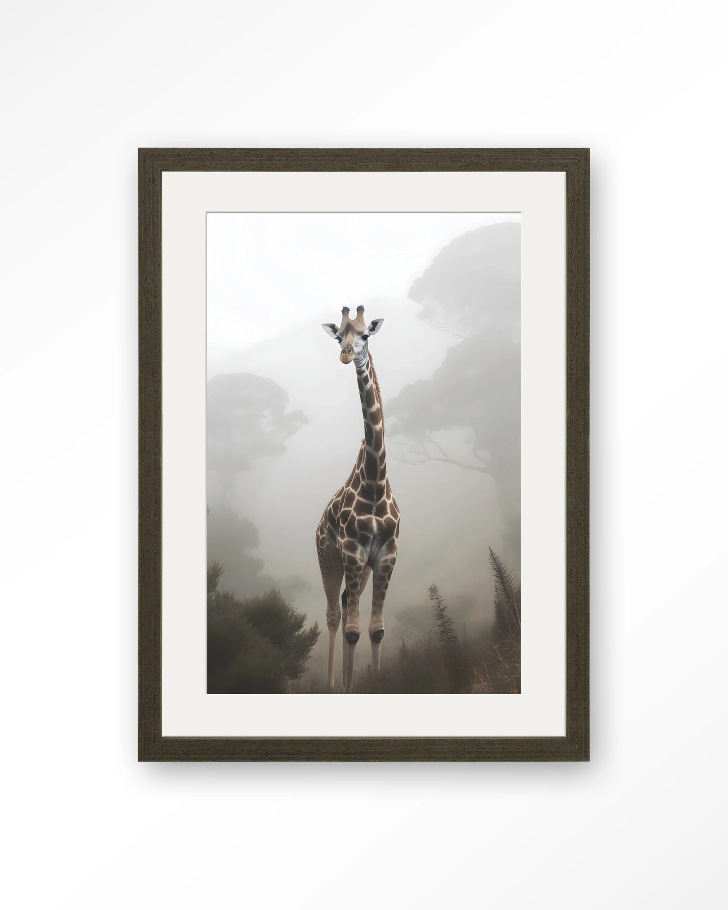 Giraffe Mist - Art print - Afbeelding 7