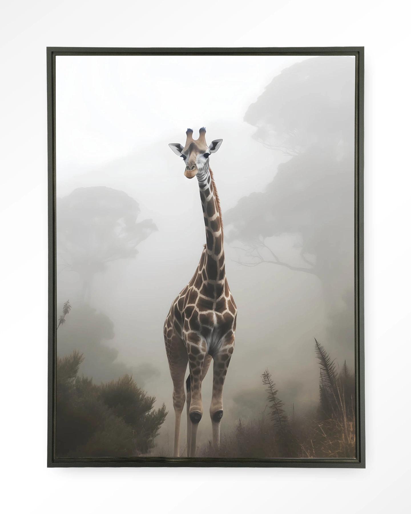 Giraffe Mist - Wandkleed - Afbeelding 3
