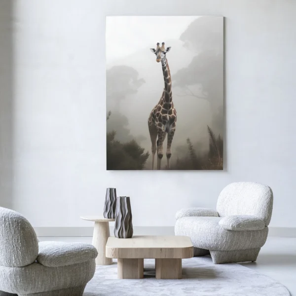 Giraffe Mist - Wandkleed
