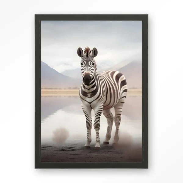 Zebra Mist - Art print