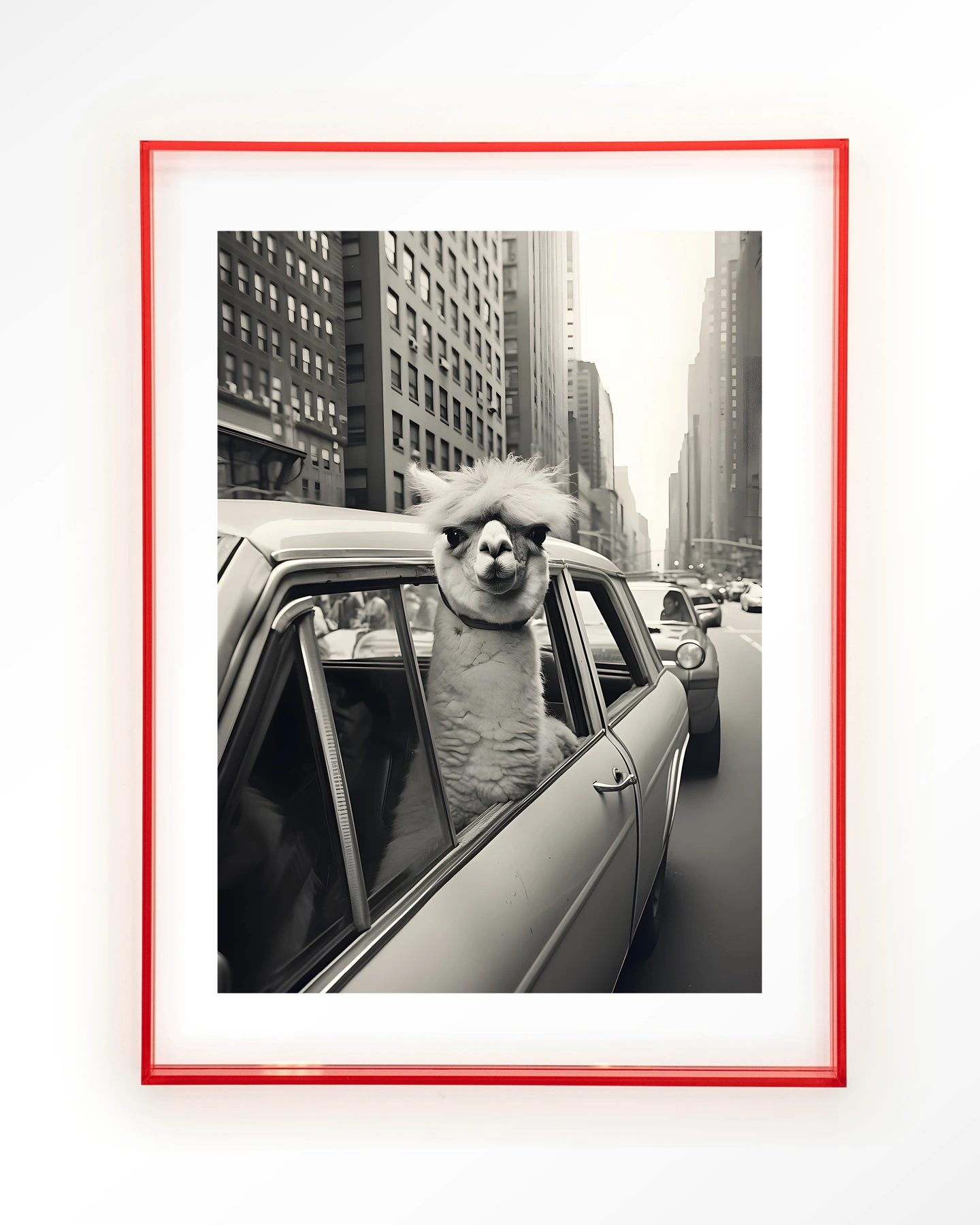 Alpaca In NY - Art print - Afbeelding 12