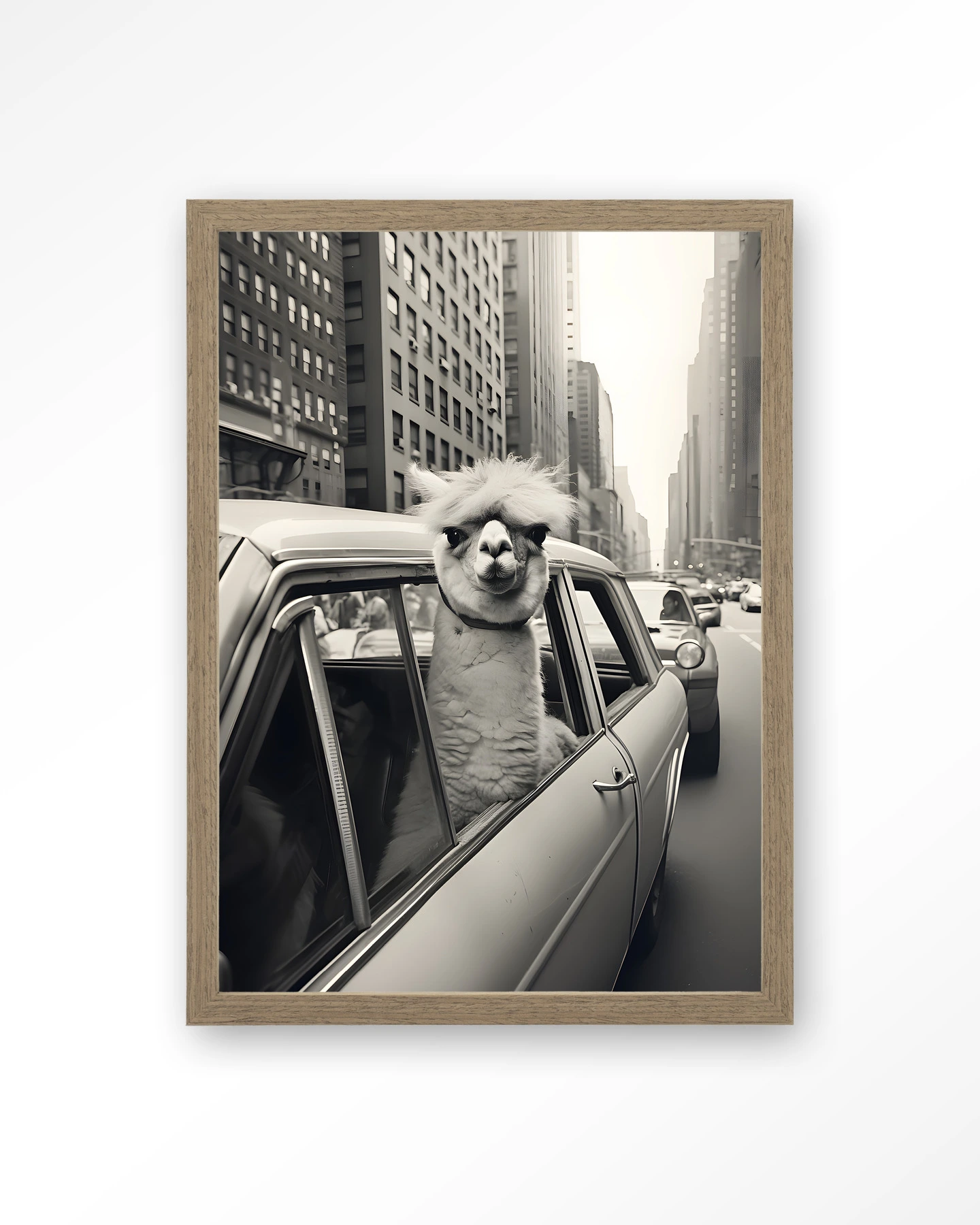 Alpaca In NY - Art print - Afbeelding 2