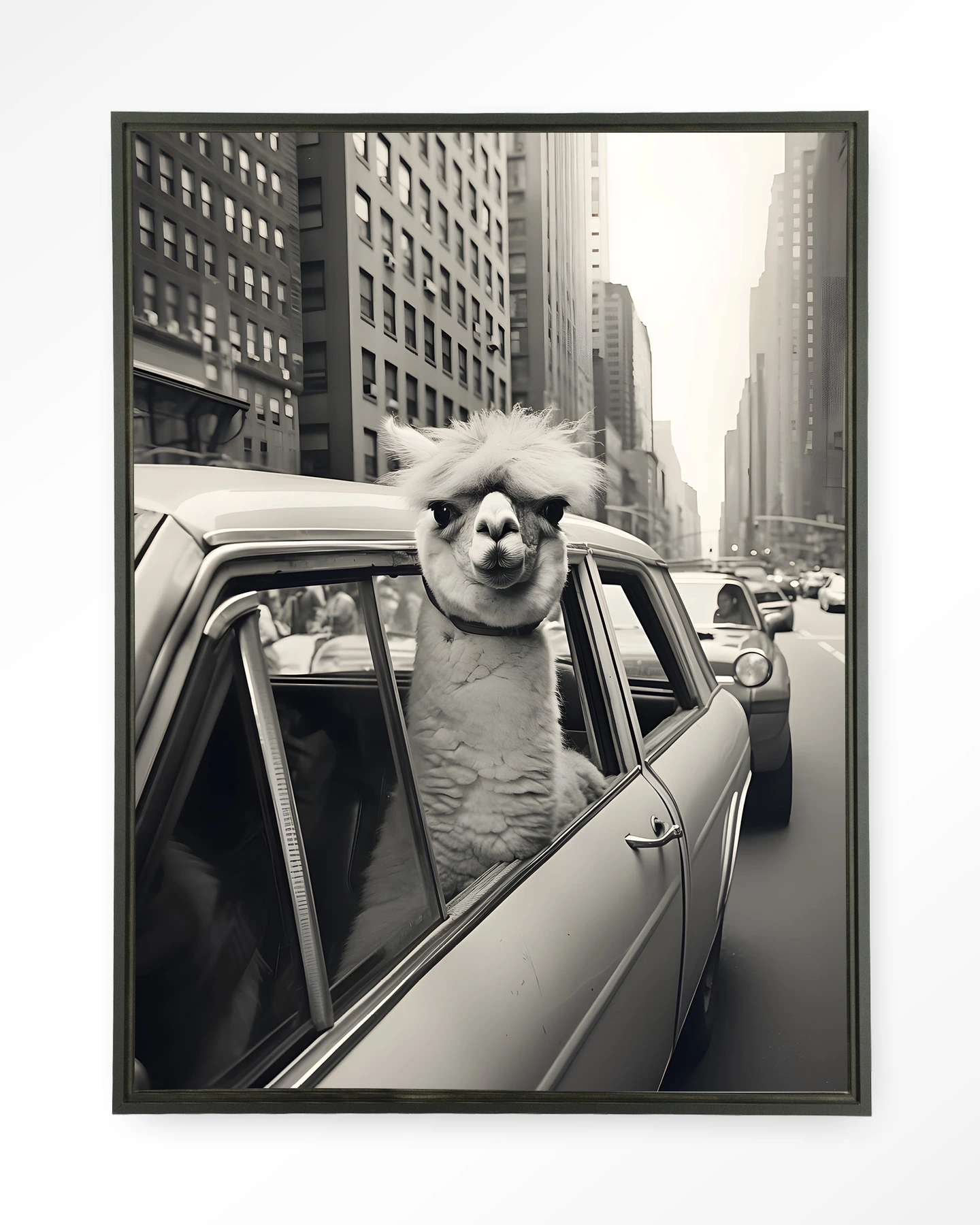 Alpaca In NY - Wandkleed - Afbeelding 4