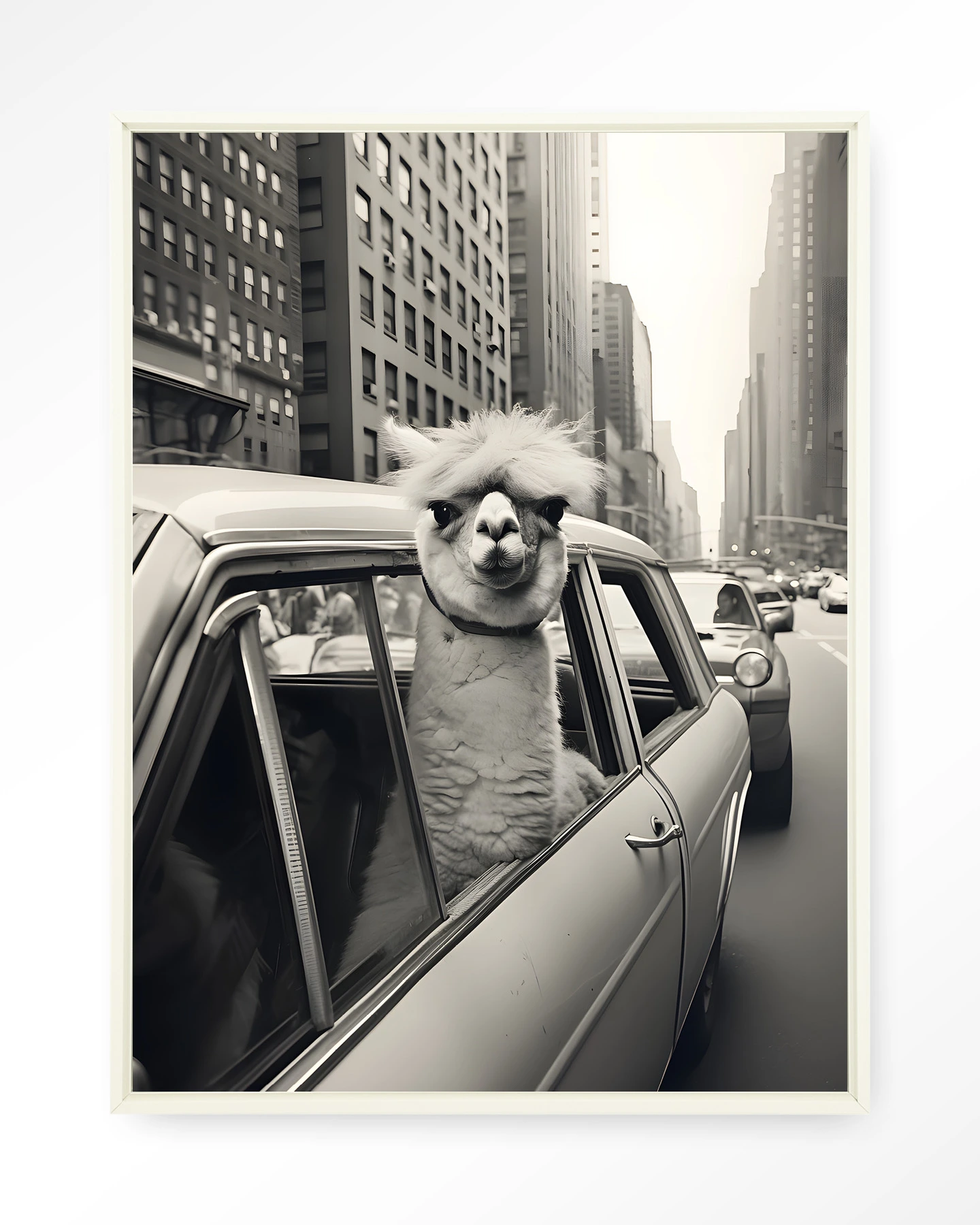 Alpaca In NY - Wandkleed - Afbeelding 5