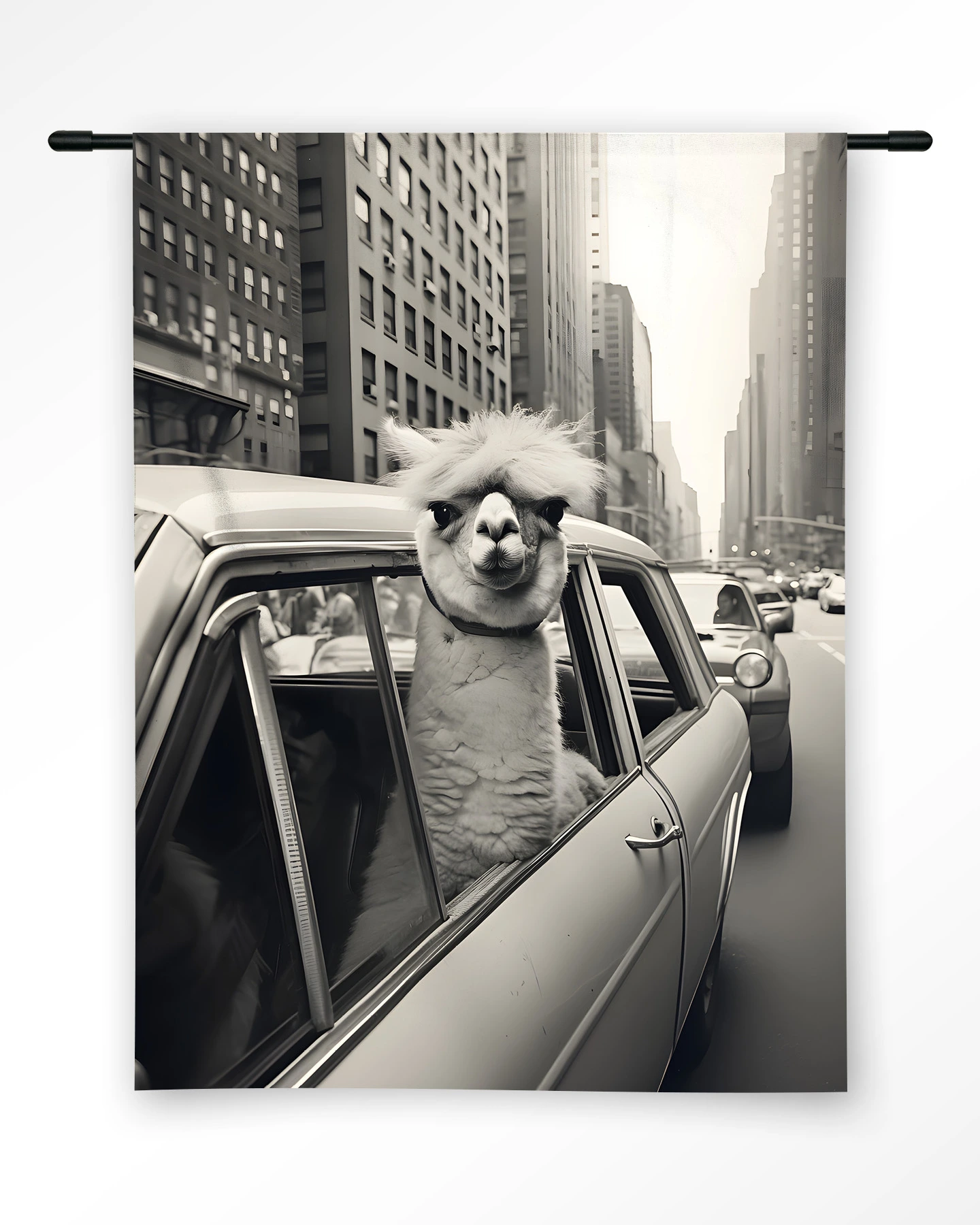 Alpaca In NY - Wandkleed - Afbeelding 7