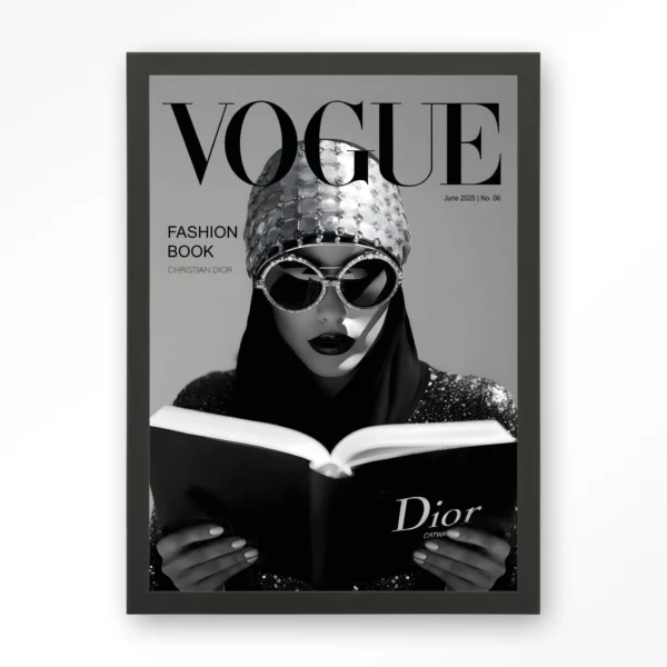 Fashion Book White - Art print