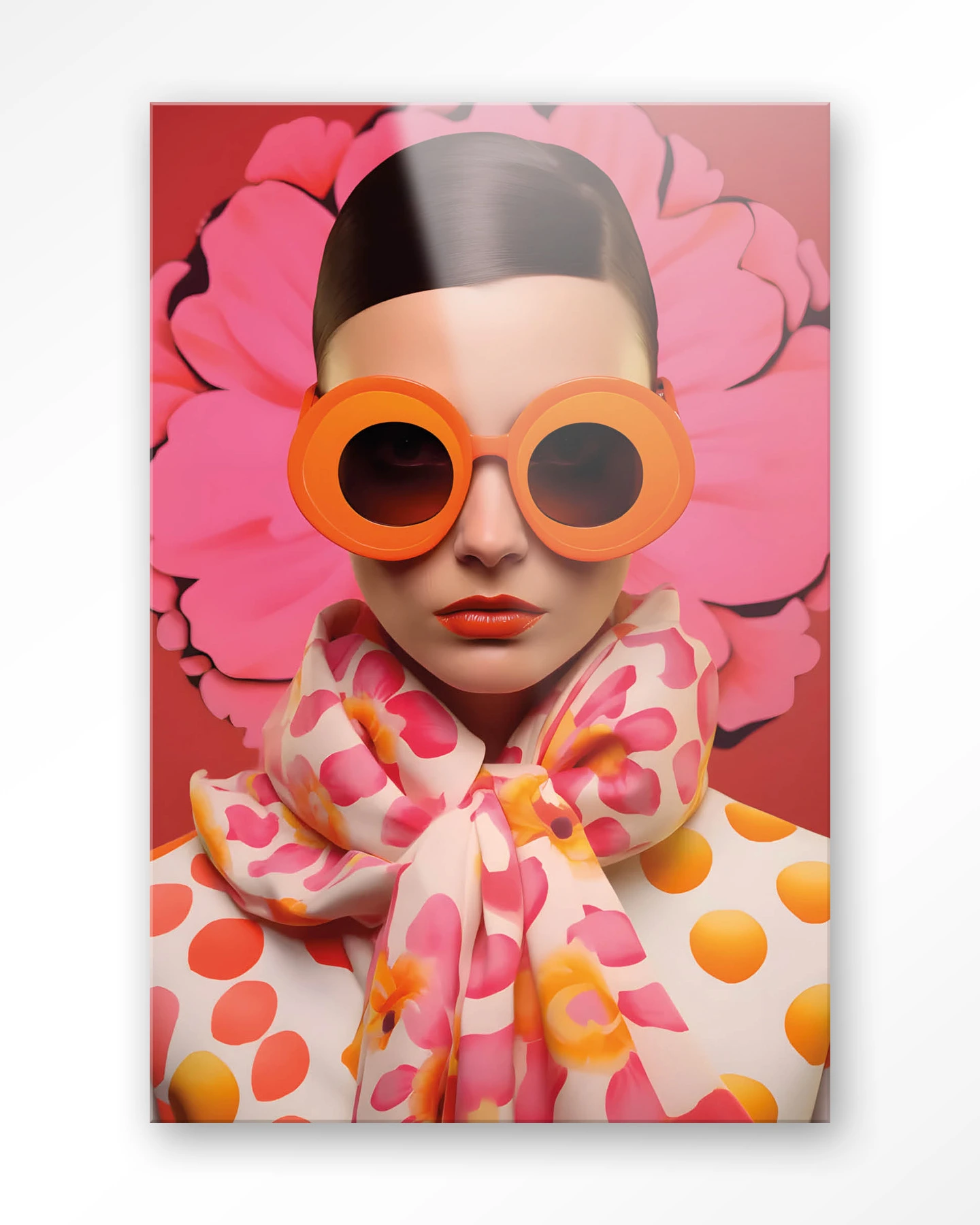 Pink Flower - Glas - Afbeelding 3