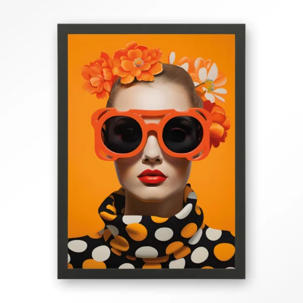 Orange Flower - Art print