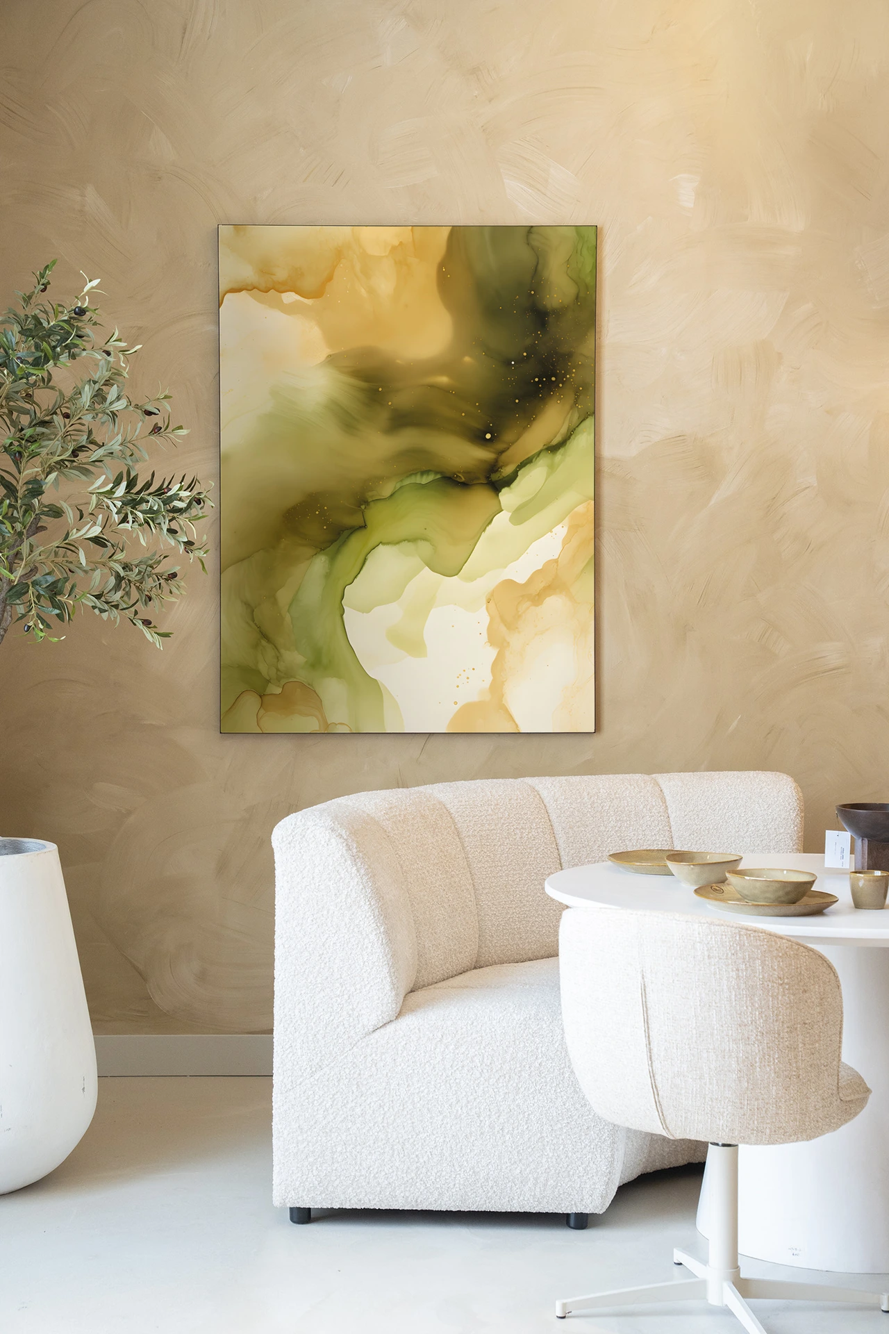 Green Flow - Wandkleed - Afbeelding 2