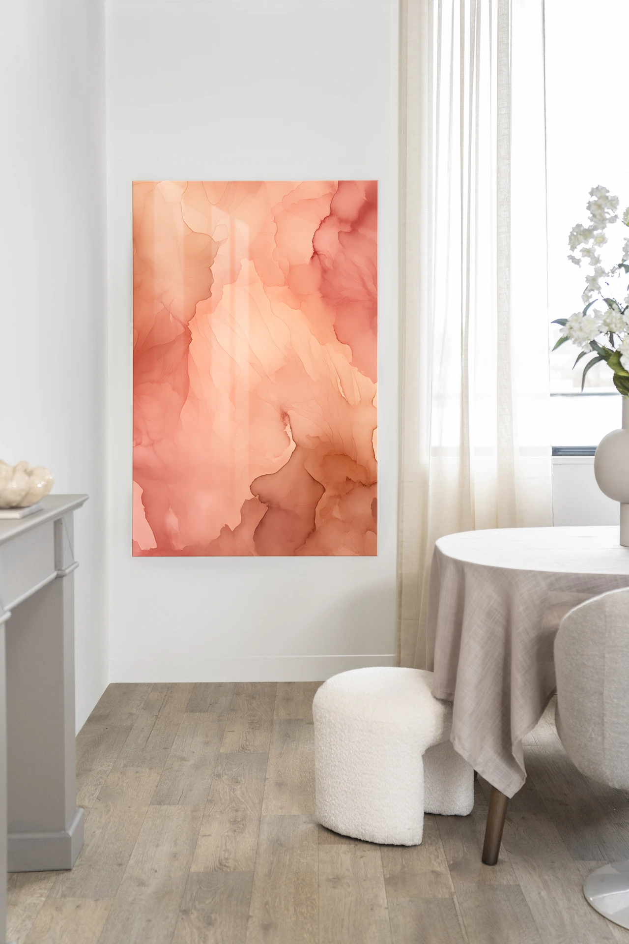Flowing Pink - Glas