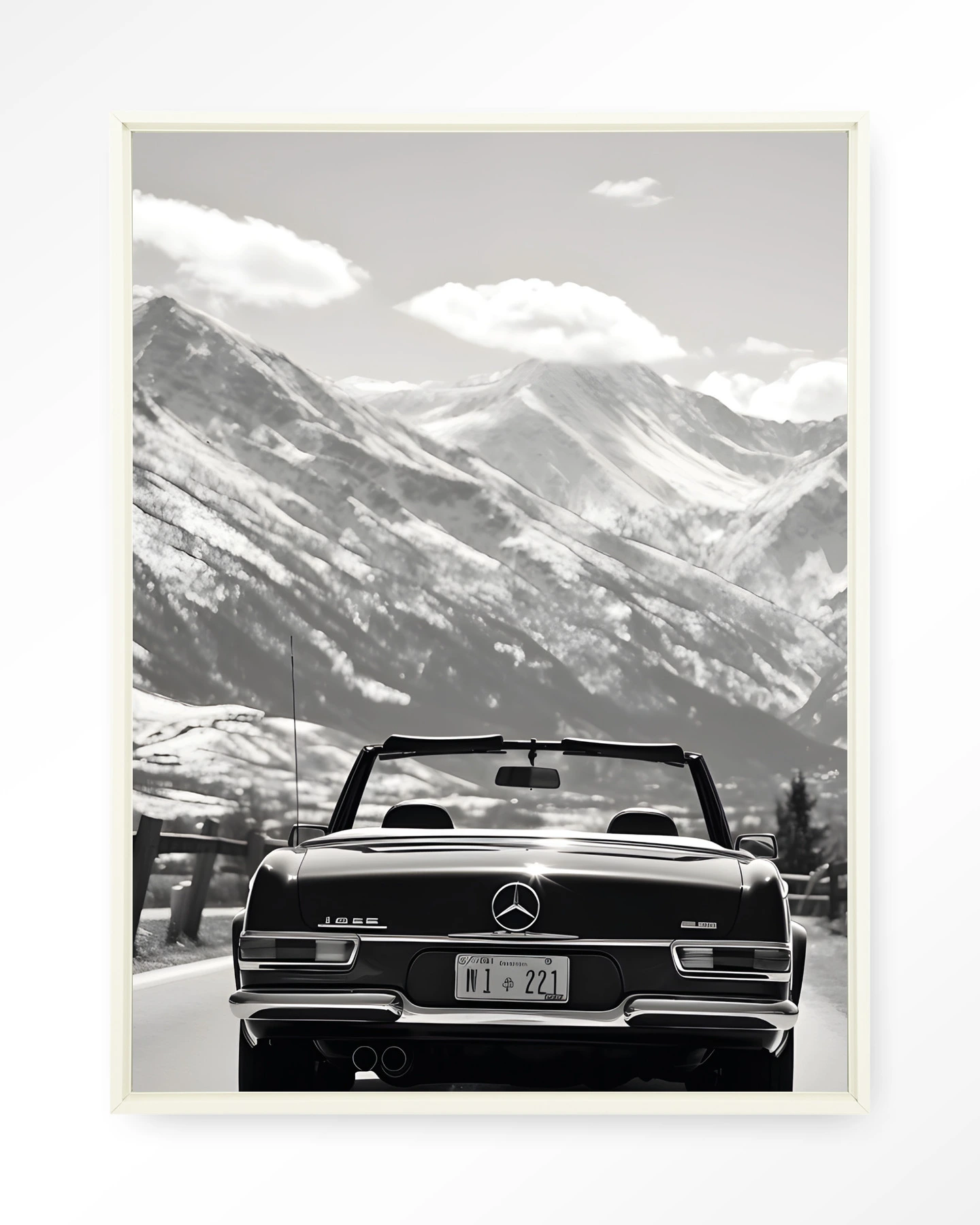 Winter Road - Wandkleed - Afbeelding 4