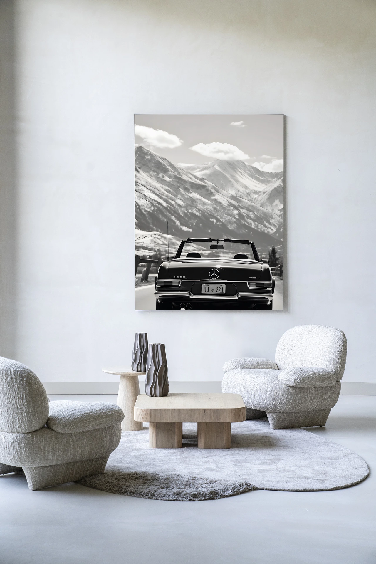 Winter Road - Wandkleed