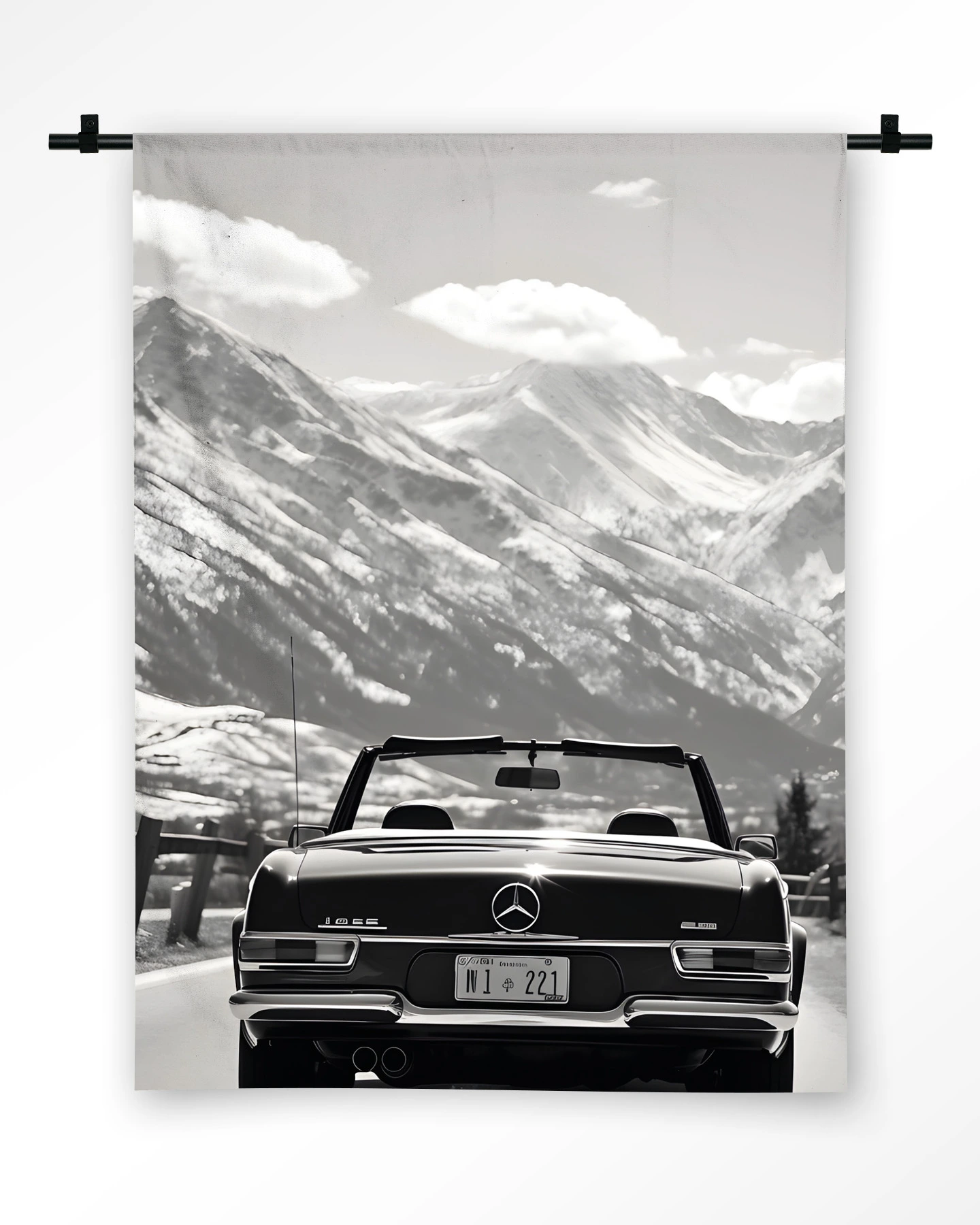 Winter Road - Wandkleed - Afbeelding 7