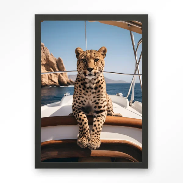 Sailboat Cheetah - Art print