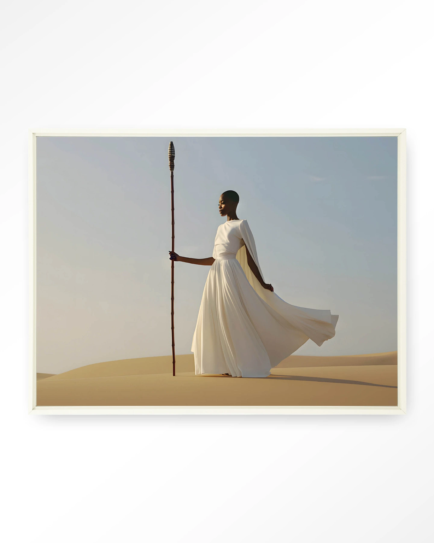 Warrior In White - Wandkleed - Afbeelding 4