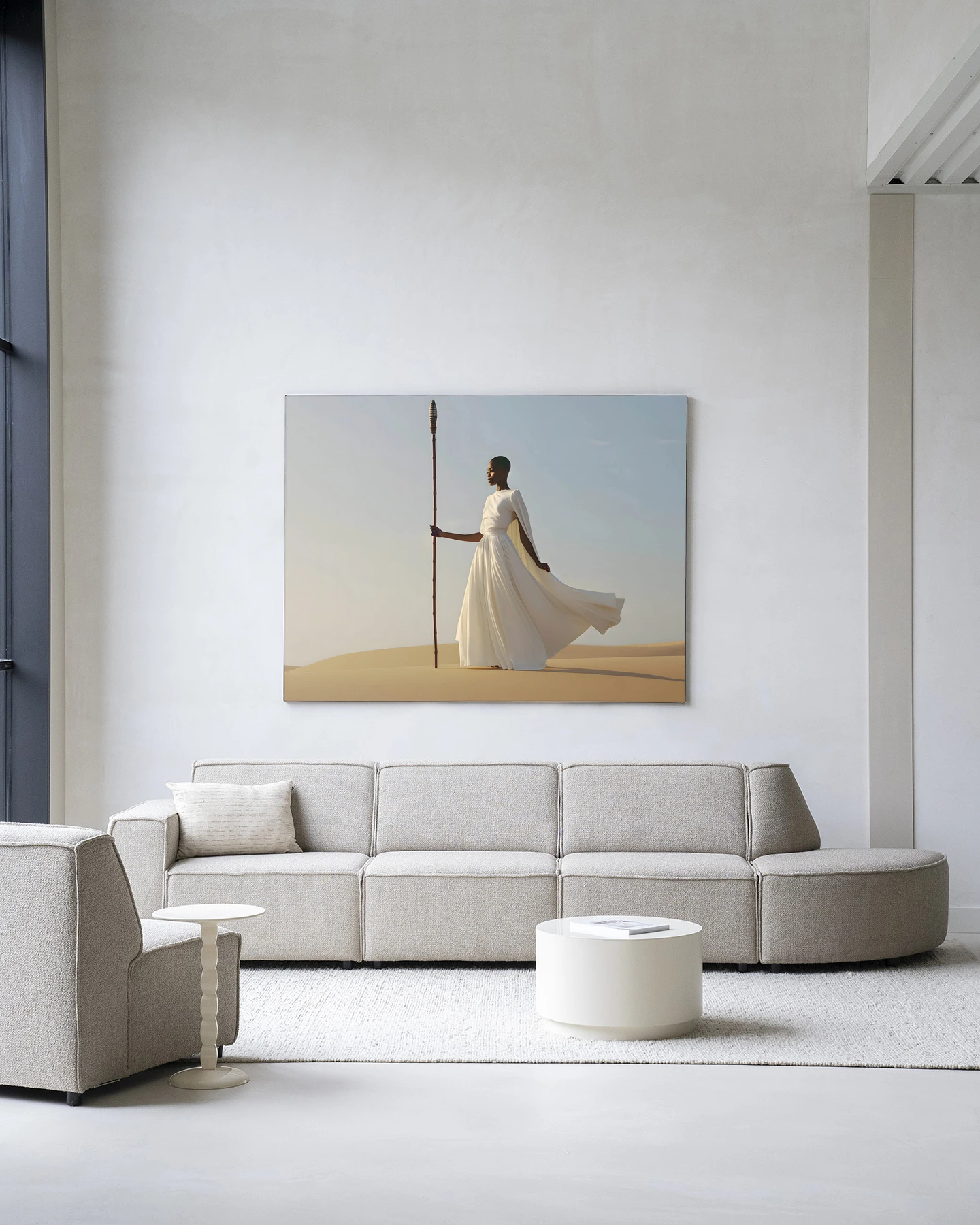 Warrior In White - Wandkleed