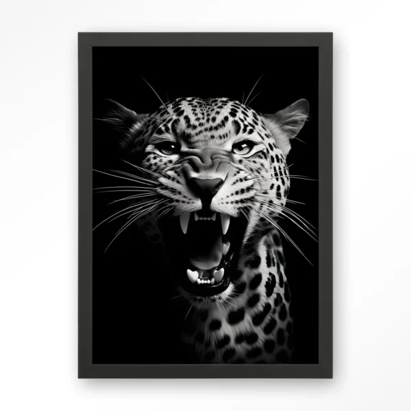 25176-rawr-cheetah-art-print-wooden-frame-black Rawr Cheetah - Art print