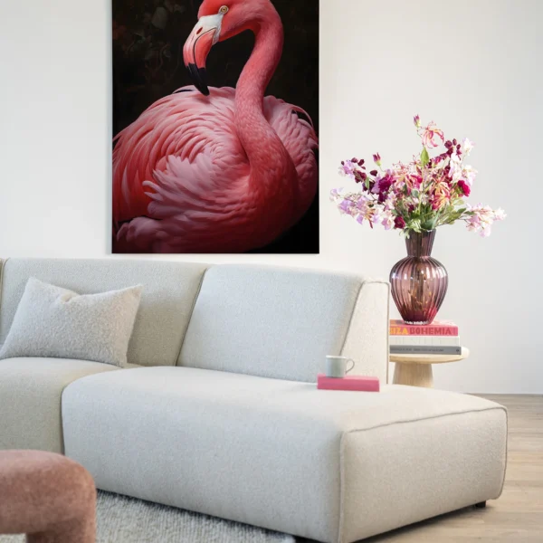 Pink Flamingo - Wandkleed