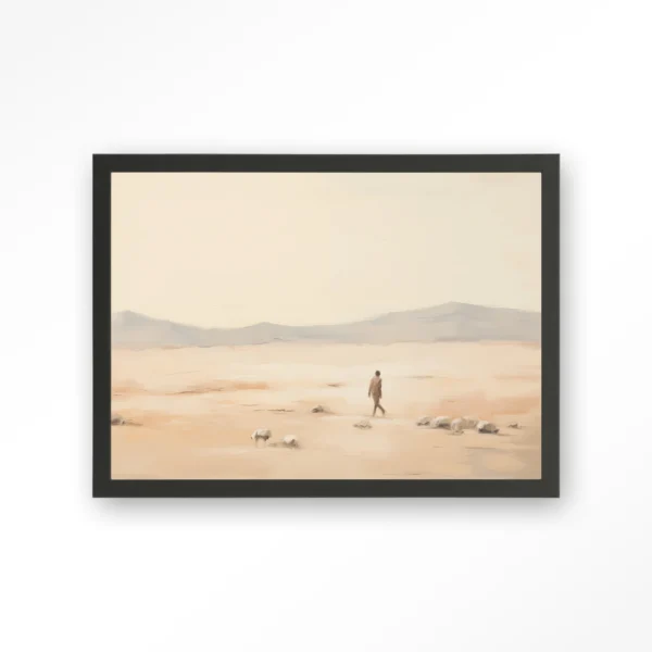 25181-shepherd-verticaal-art-print-wooden-frame-black Shepherd Horizontaal - Art print