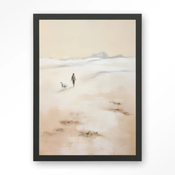 25182-shepherd-verticaal-art-print-wooden-frame-black Shepherd Verticaal - Art print