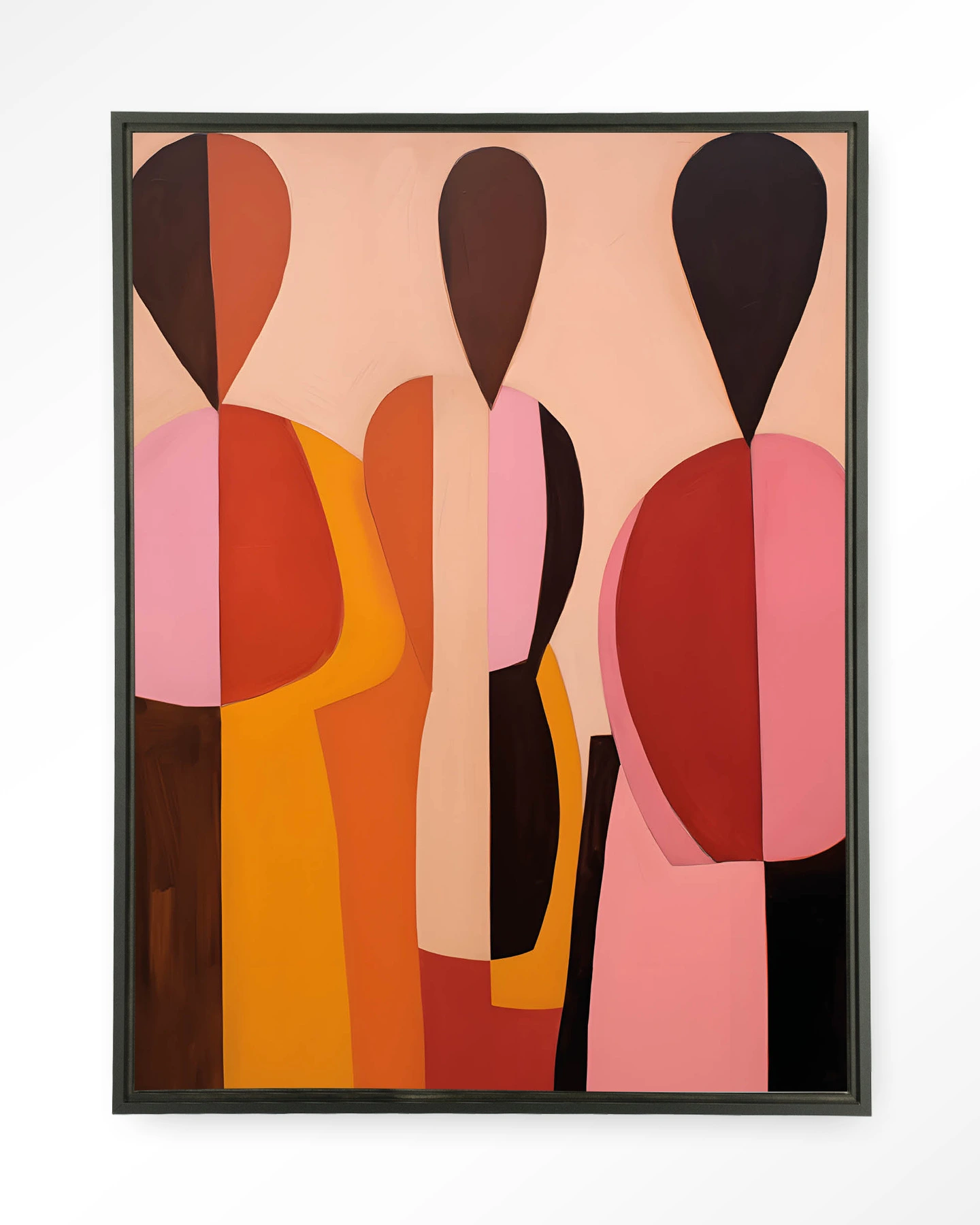 Silhouettes - Wandkleed - Afbeelding 4