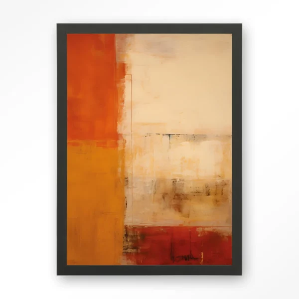 25184-rusty-abstract-art-print-wooden-frame-black Rusty Abstract - Art print