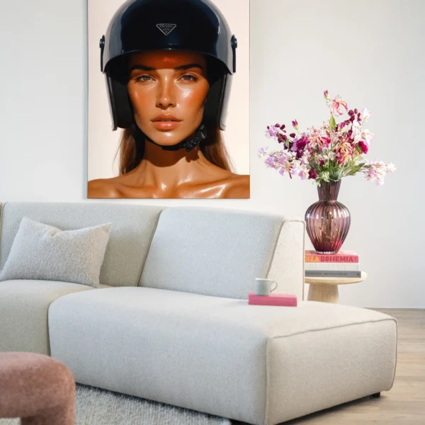 Prada Helmet - Wandkleed