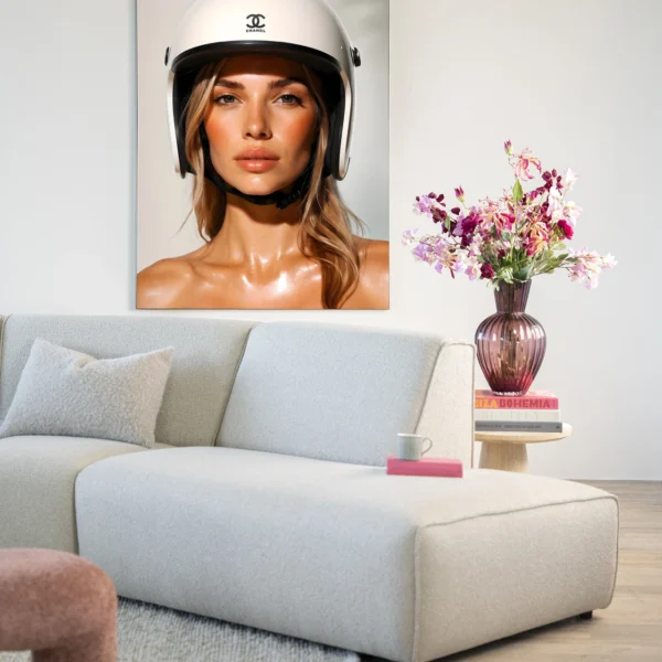 Chanel Helmet - Wandkleed