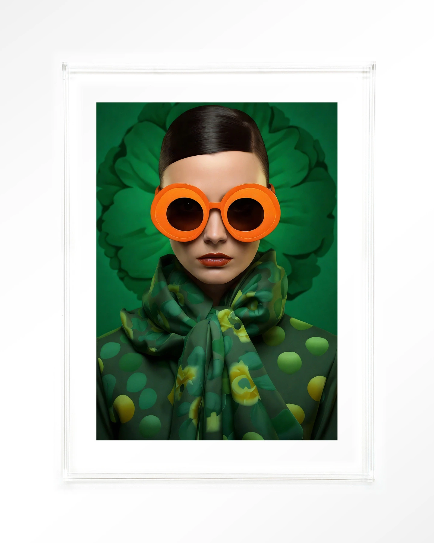 Green Flower - Art print - Afbeelding 10