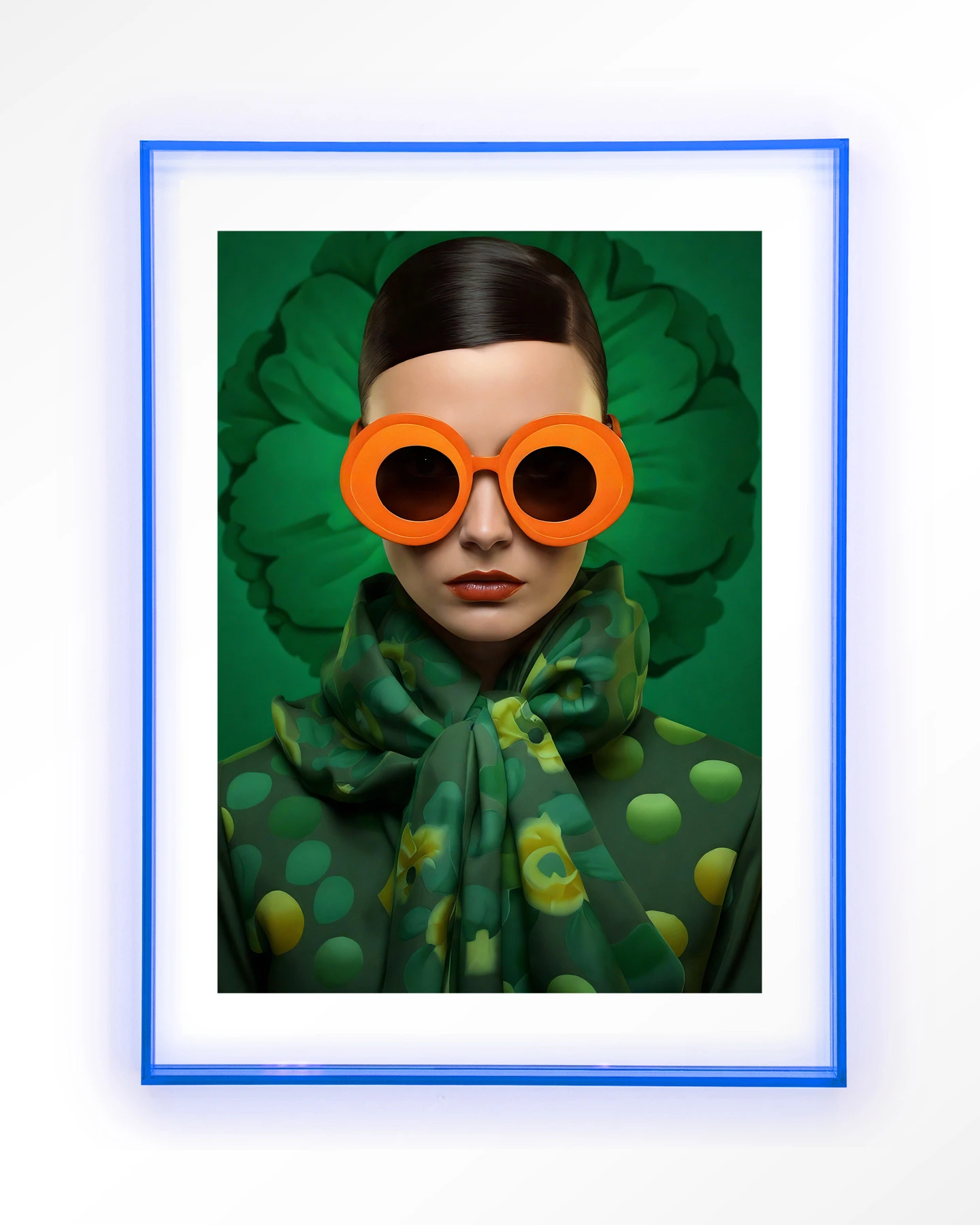 Green Flower - Art print - Afbeelding 11
