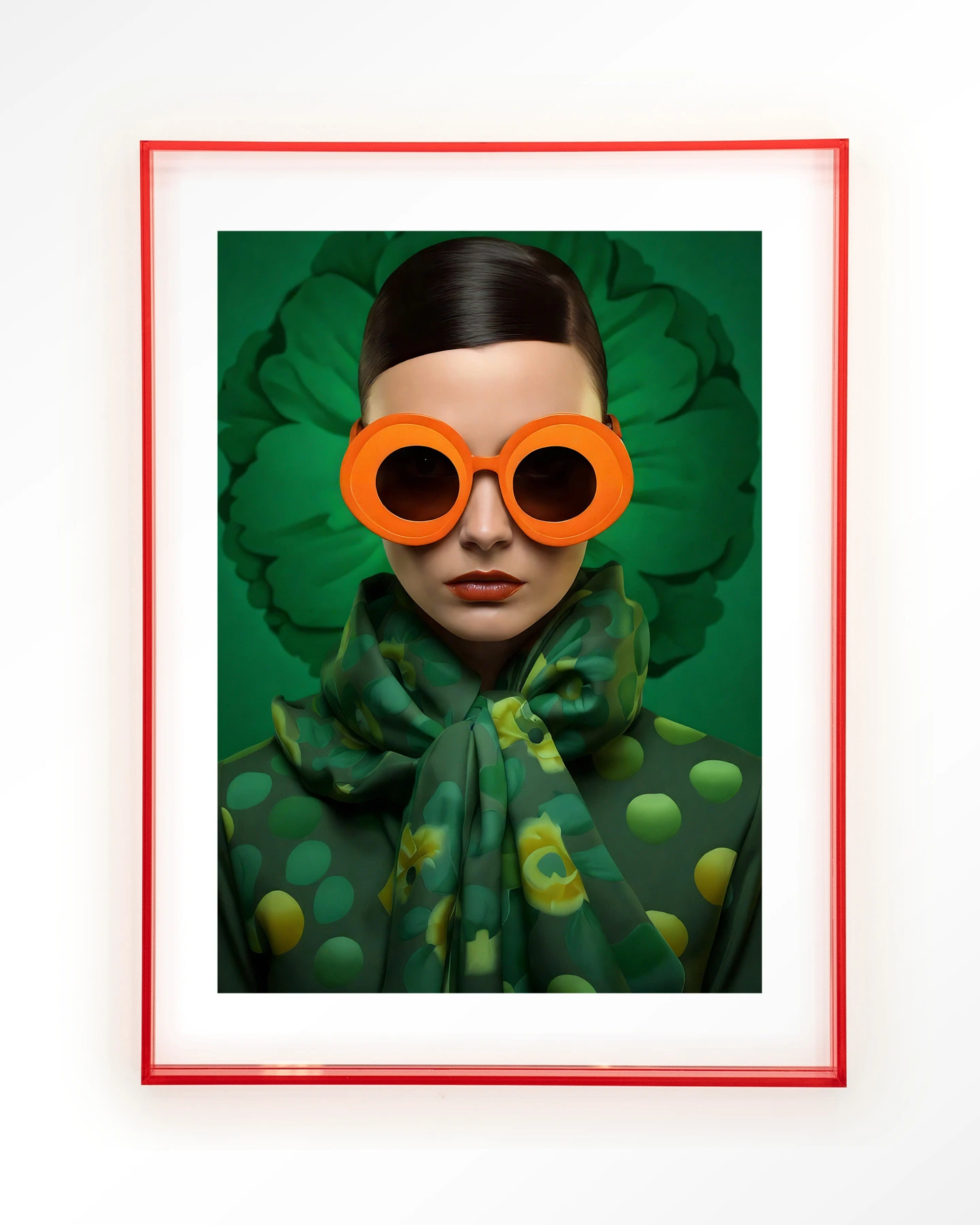 Green Flower - Art print - Afbeelding 12