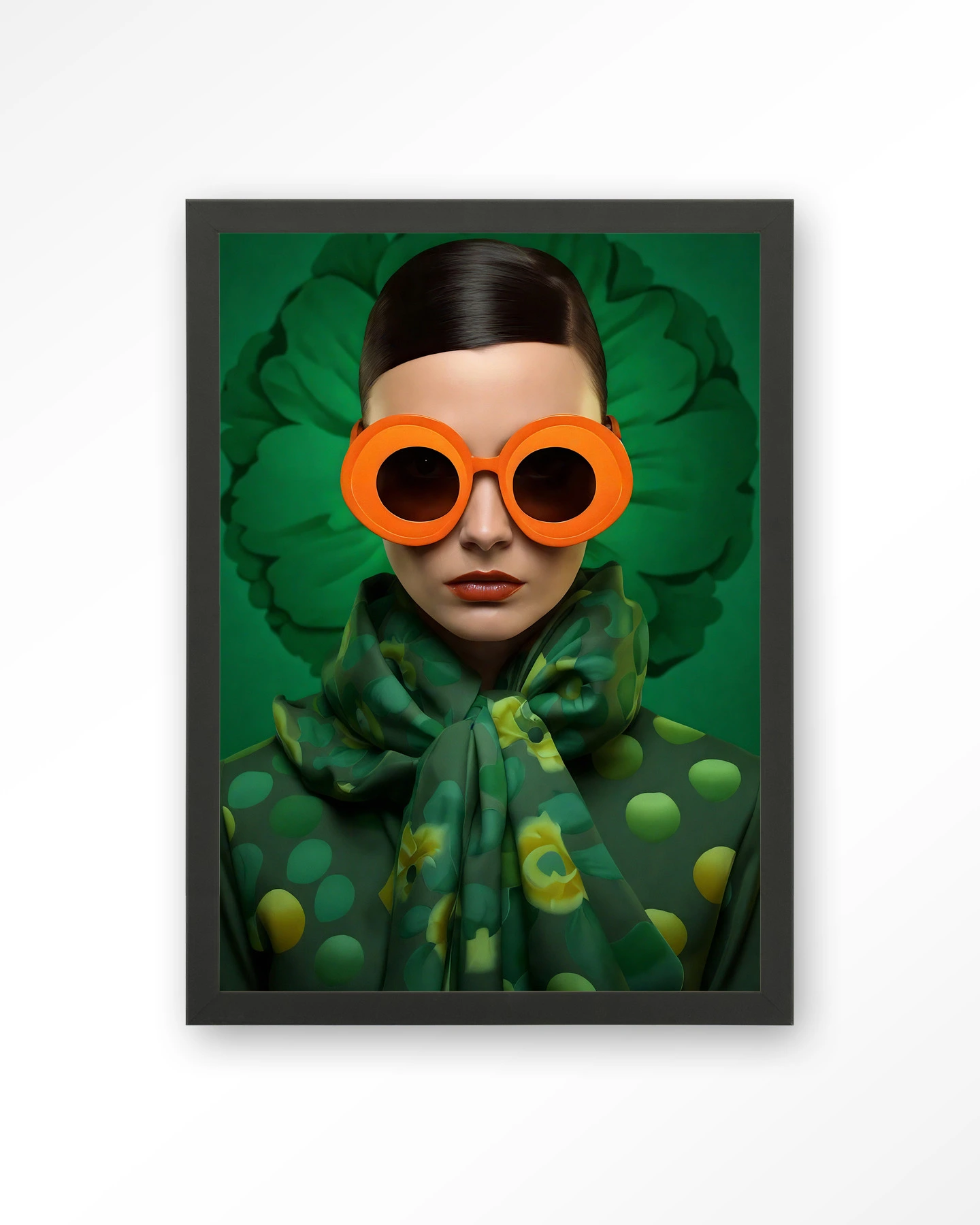Green Flower - Art print