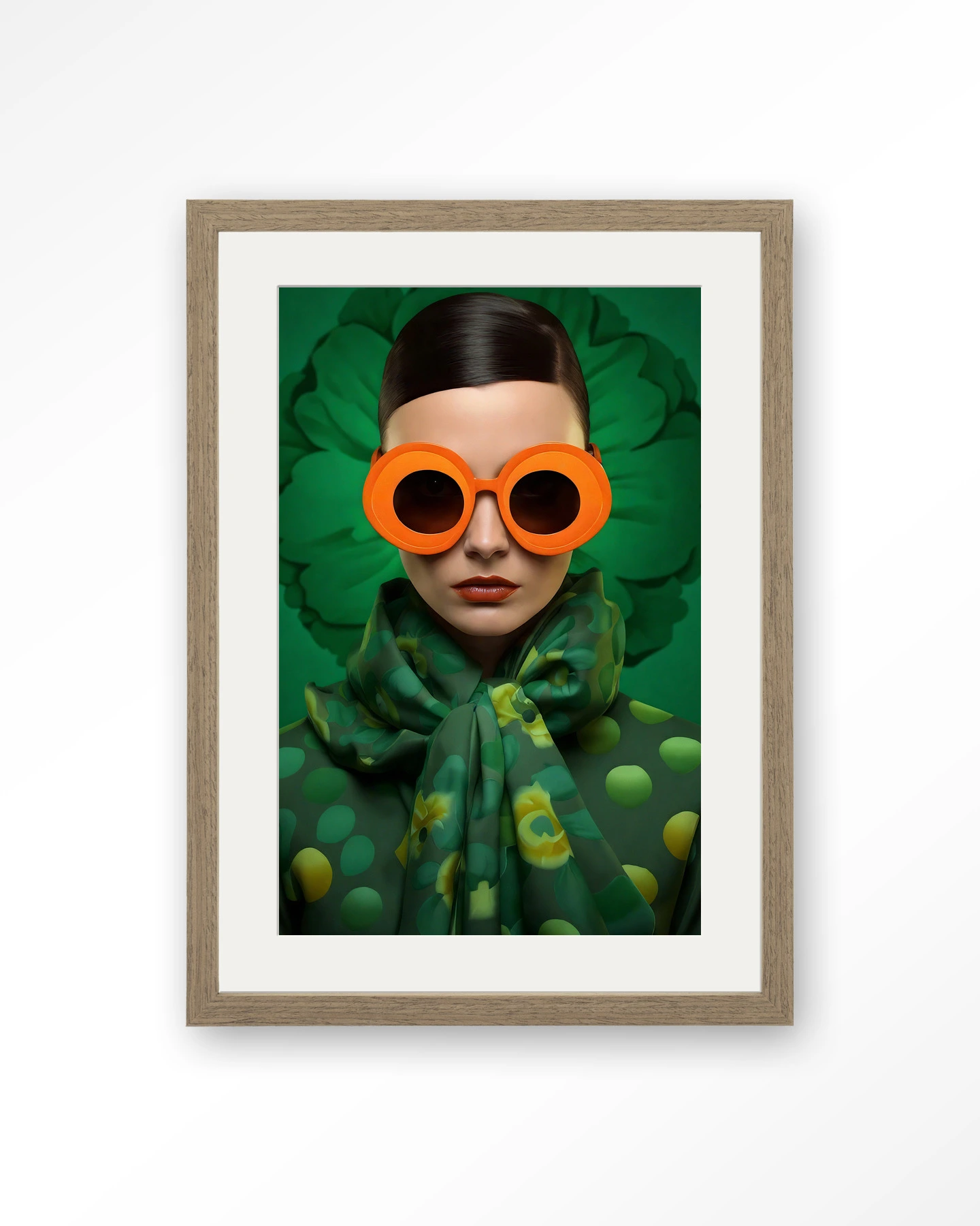 Green Flower - Art print - Afbeelding 6