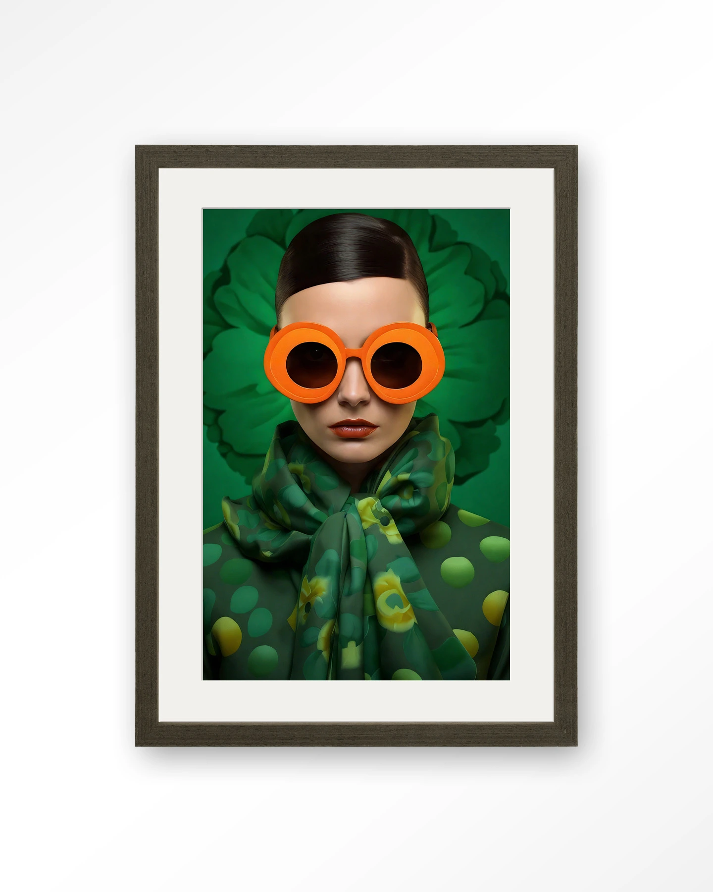 Green Flower - Art print - Afbeelding 7
