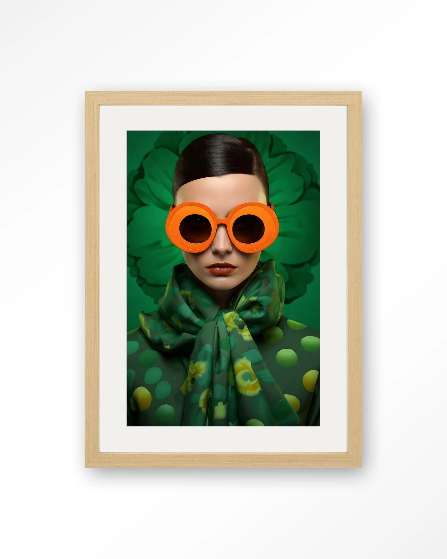 Green Flower - Art print - Afbeelding 8