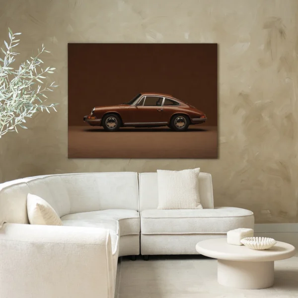 25196-brown-porsche-wandkleed-frame-2 Brown Porsche - Wandkleed