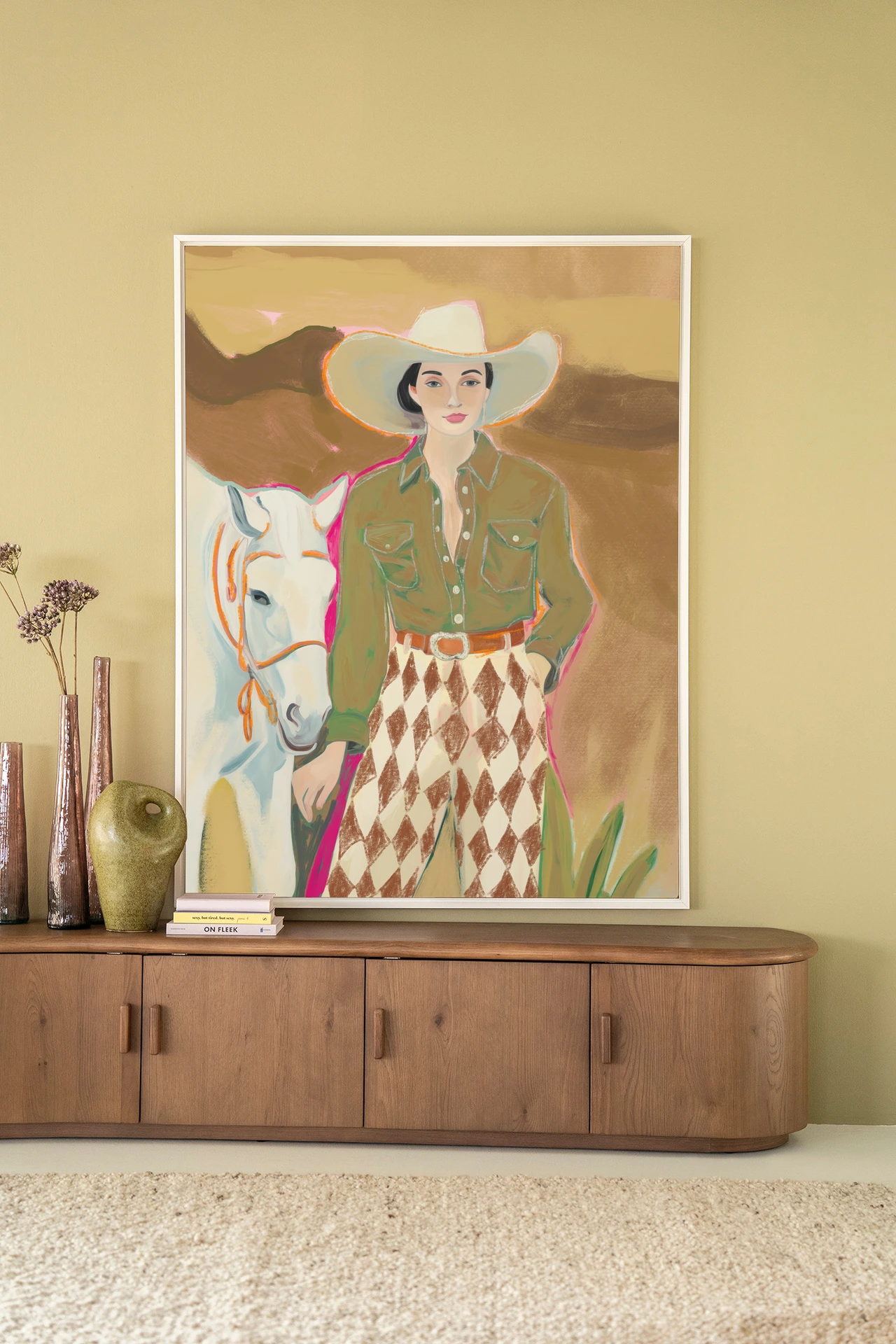 Cowgirl 3 - Wandkleed