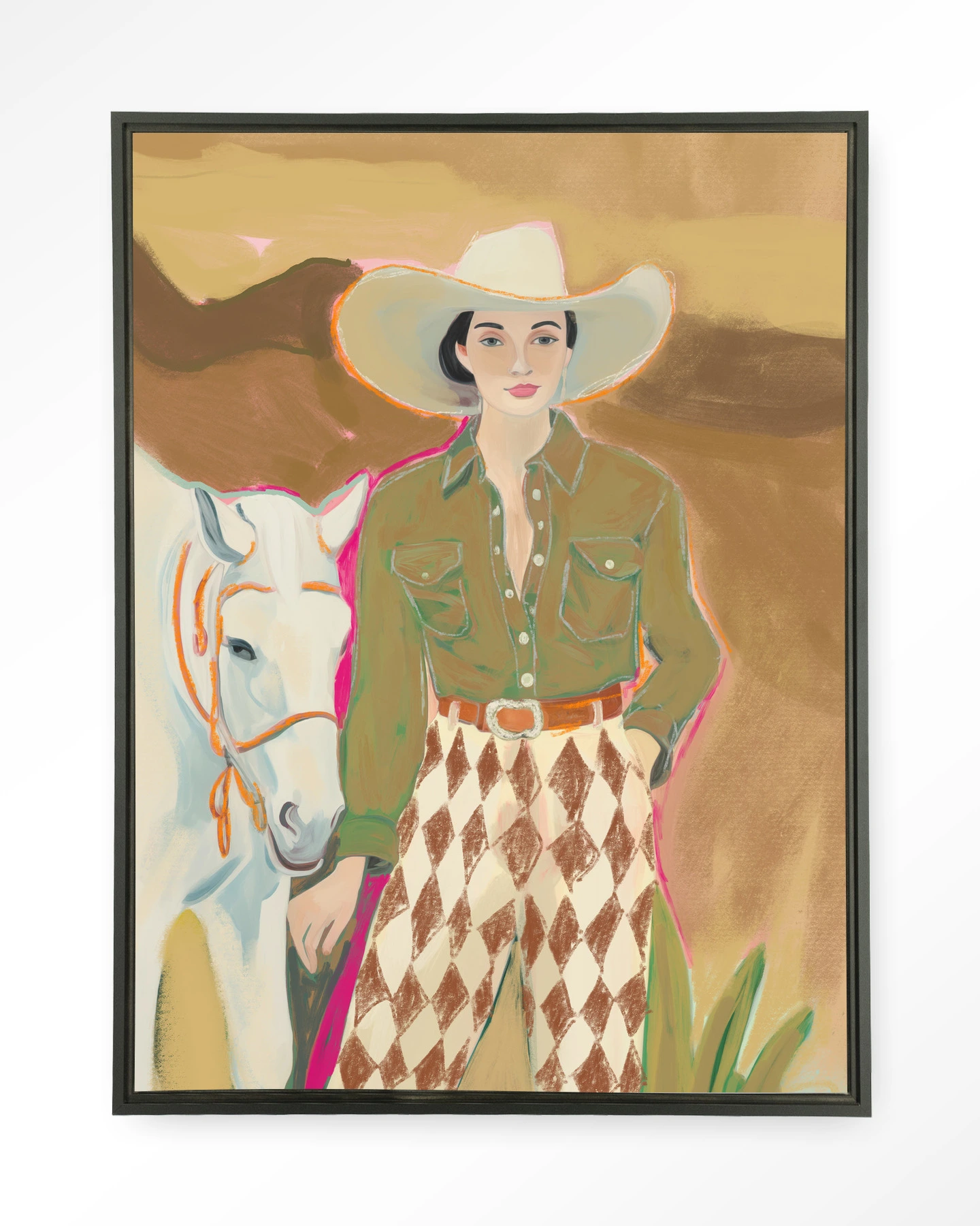 Cowgirl 3 - Wandkleed - Afbeelding 3