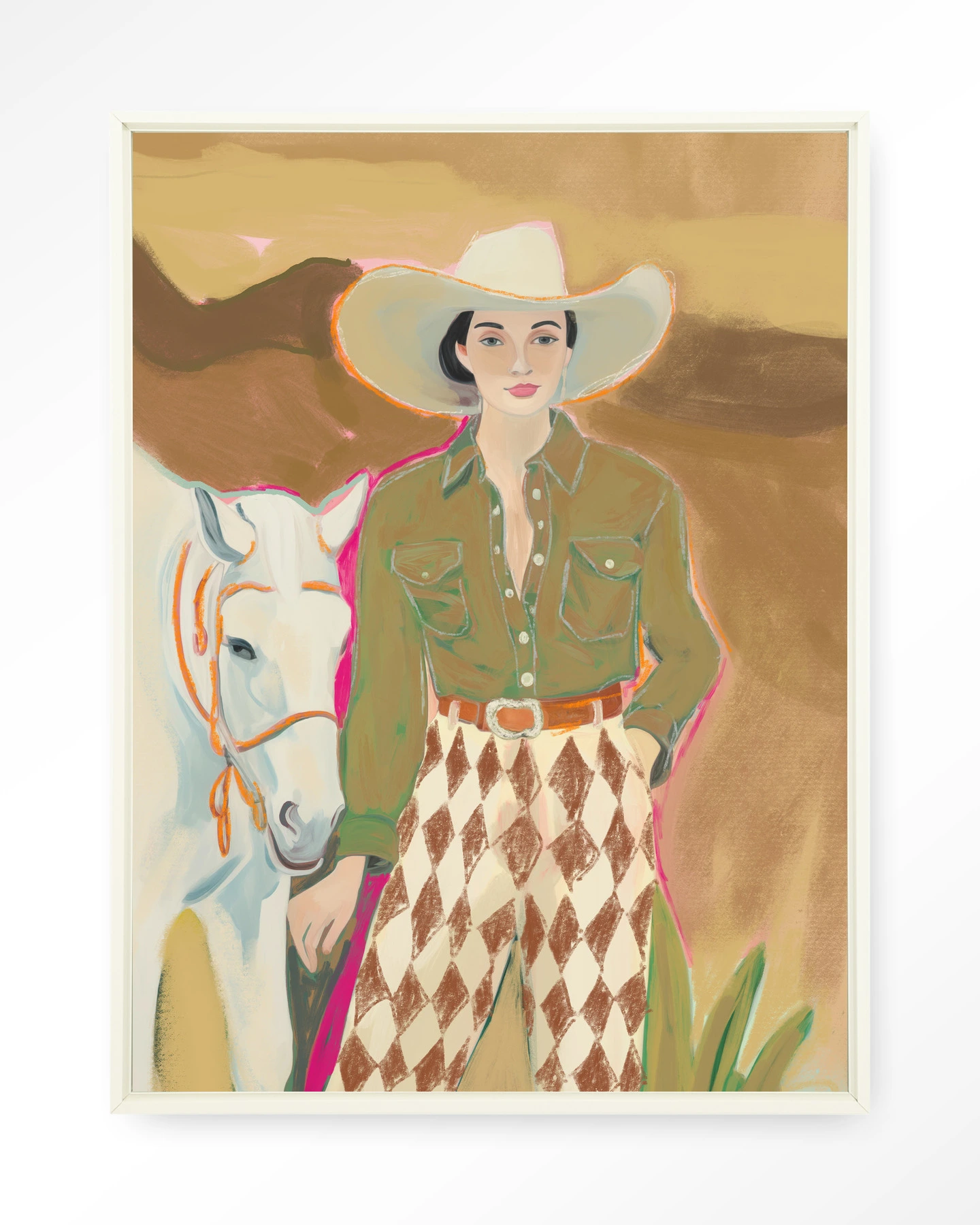 Cowgirl 3 - Wandkleed - Afbeelding 4