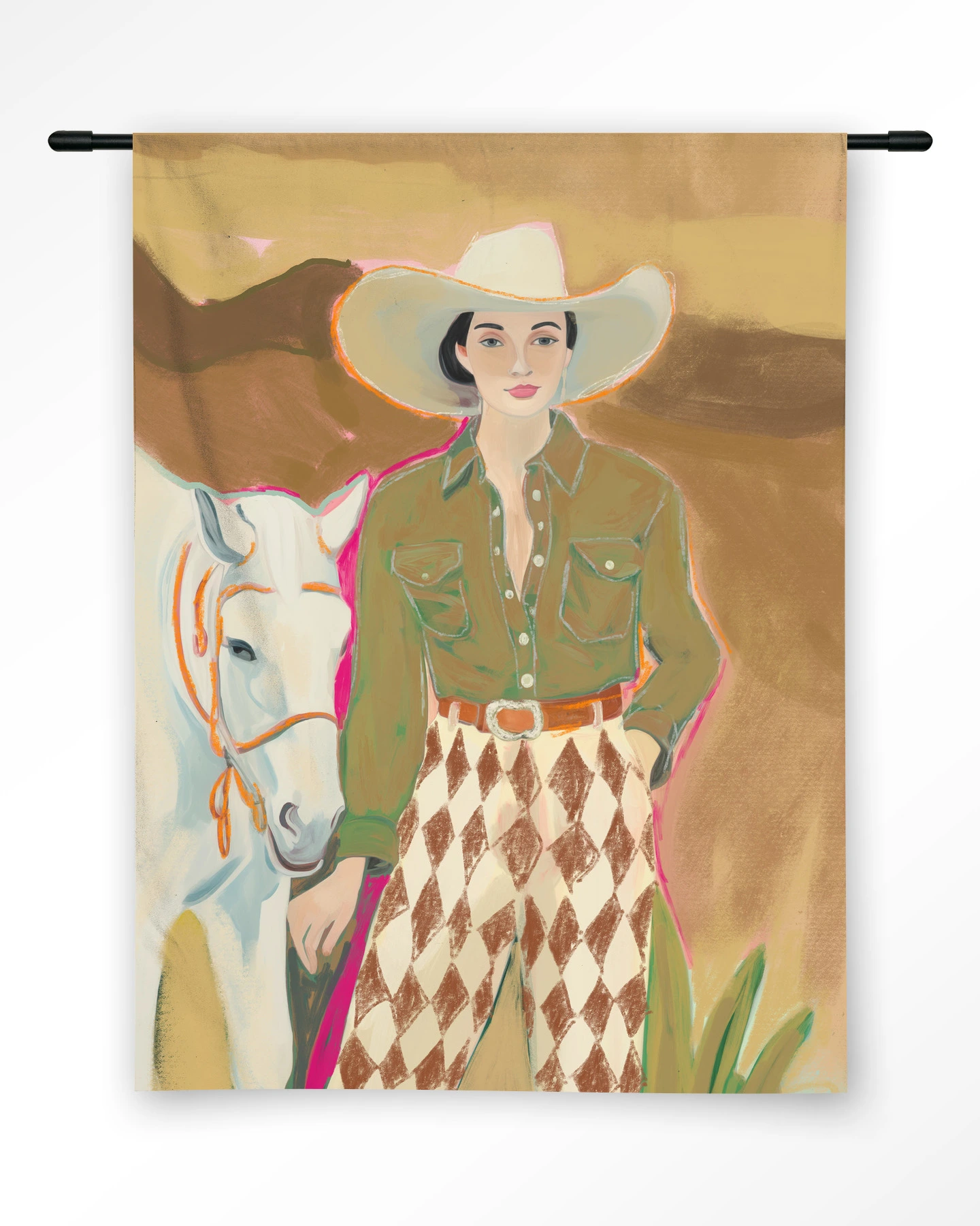 Cowgirl 3 - Wandkleed - Afbeelding 6