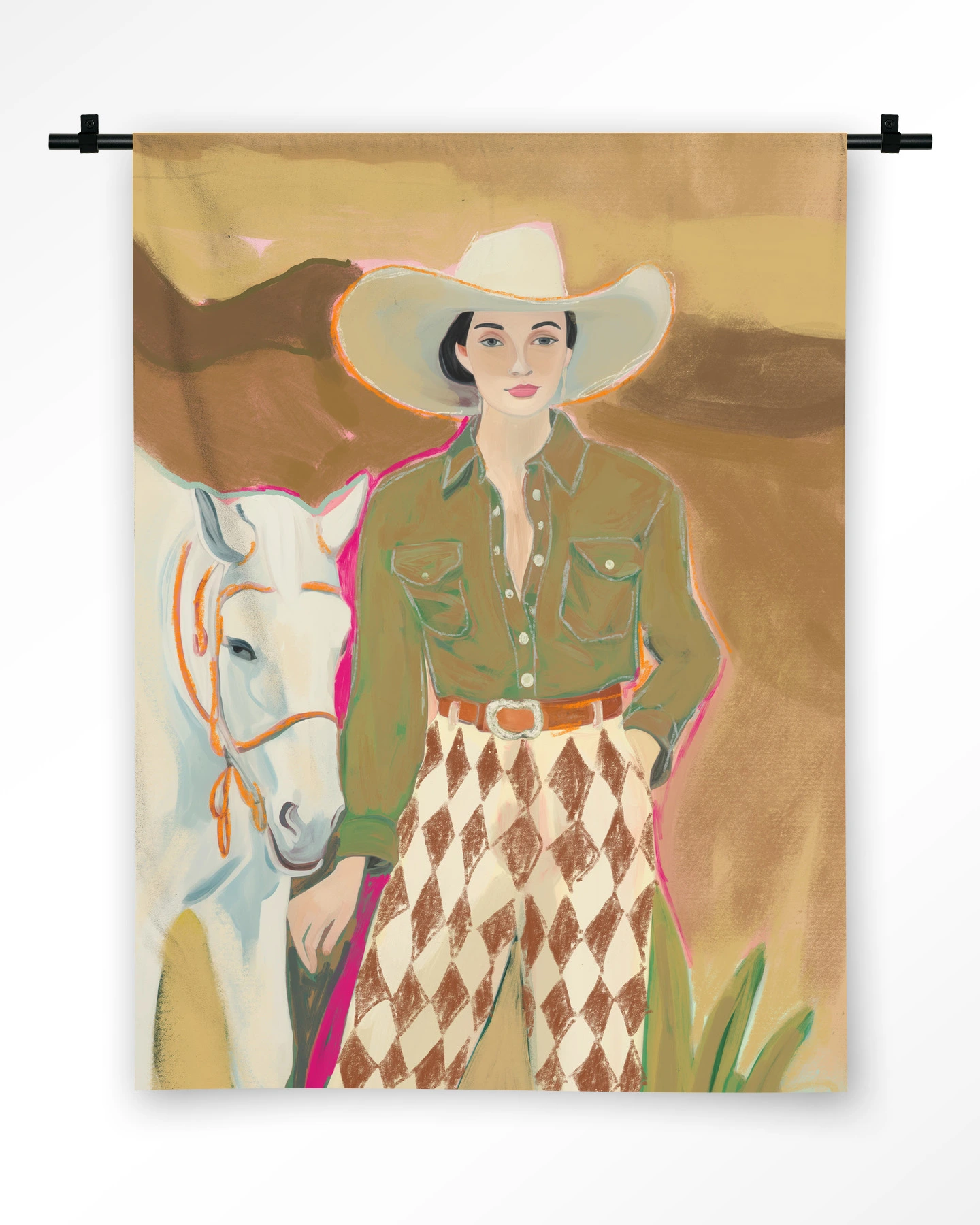 Cowgirl 3 - Wandkleed - Afbeelding 7