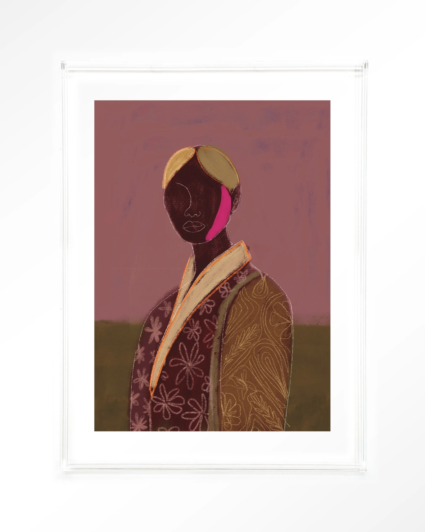 Silhouette Lady 10 - Art print - Afbeelding 10
